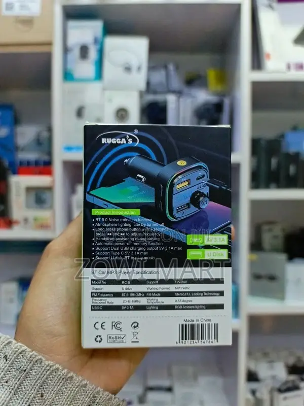 Rugga's Car Mp3 Player Rg-8