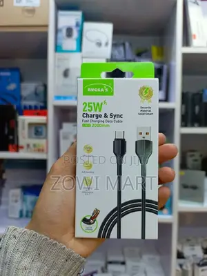 Rugga's 25w Fast Charging Data Cable 2000mm Ls852