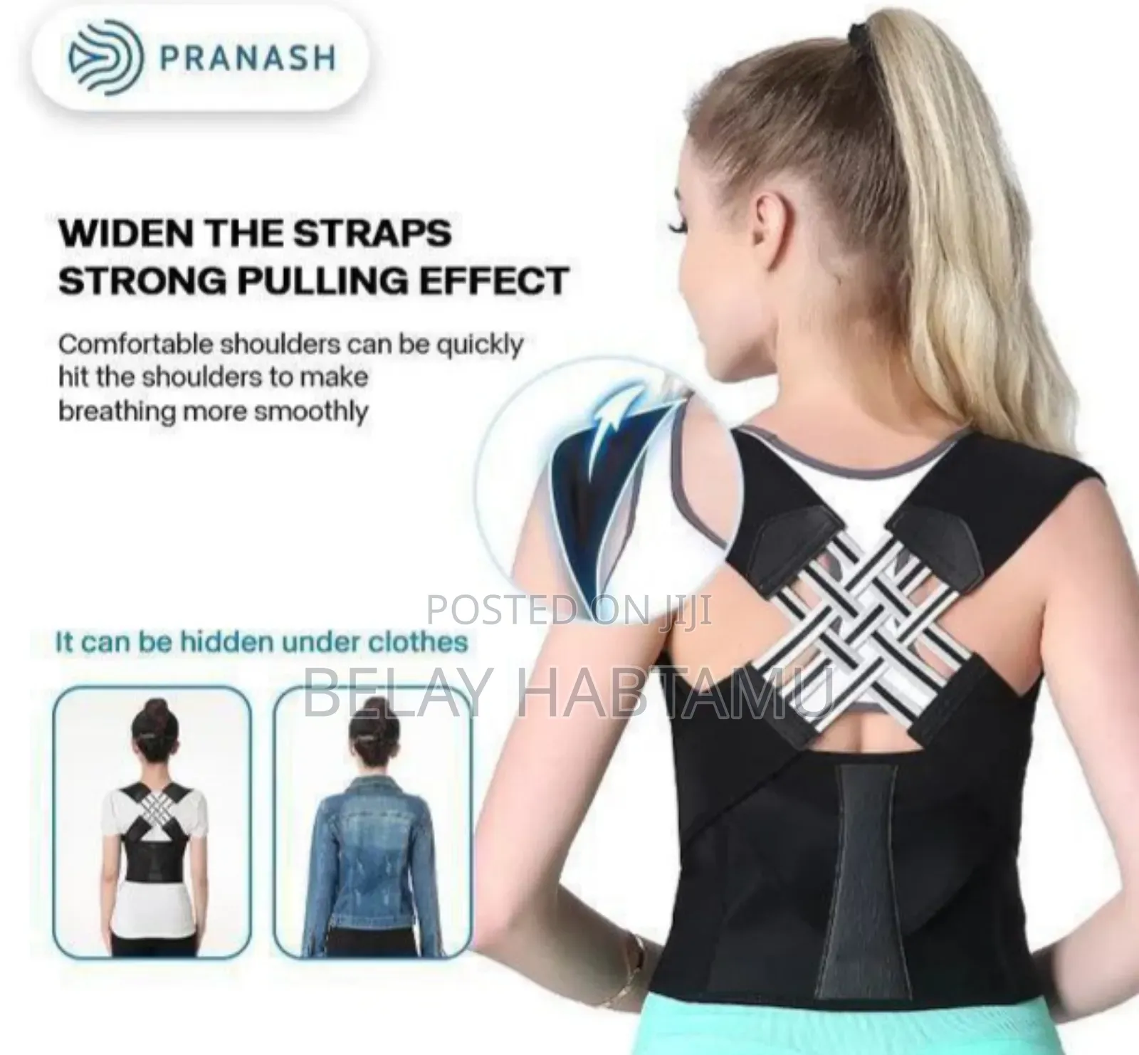 Adjustable Back Posture Corrector Belt