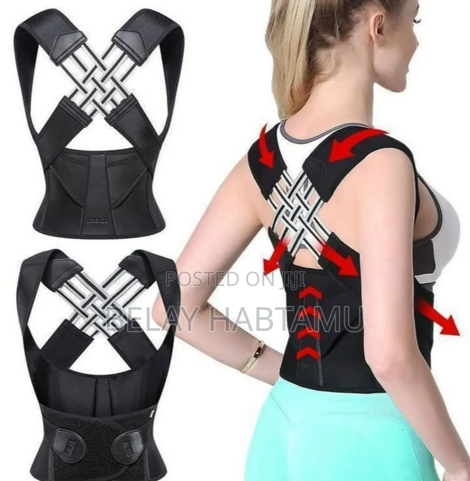 Adjustable Back Posture Corrector Belt