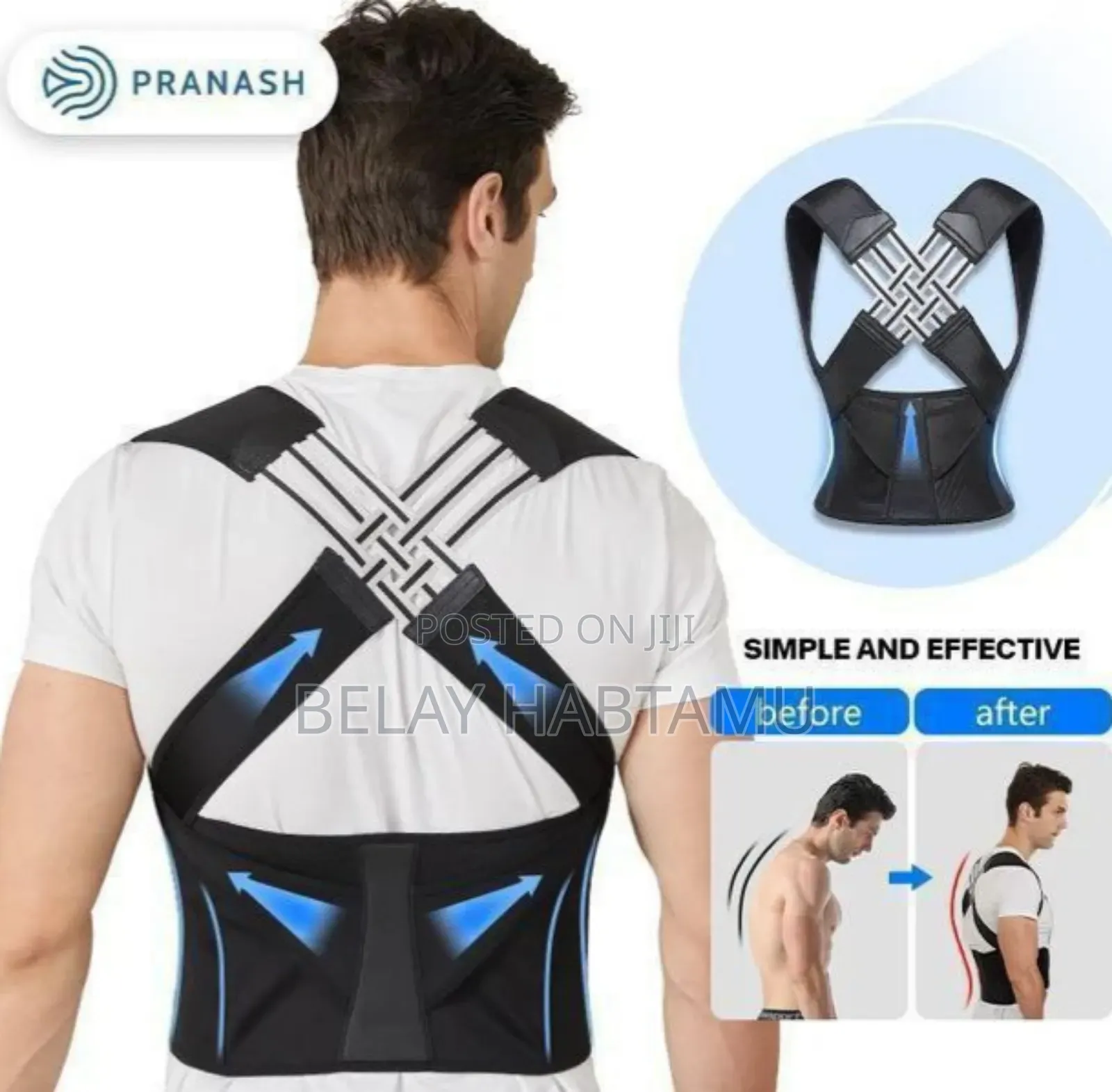 Adjustable Back Posture Corrector Belt
