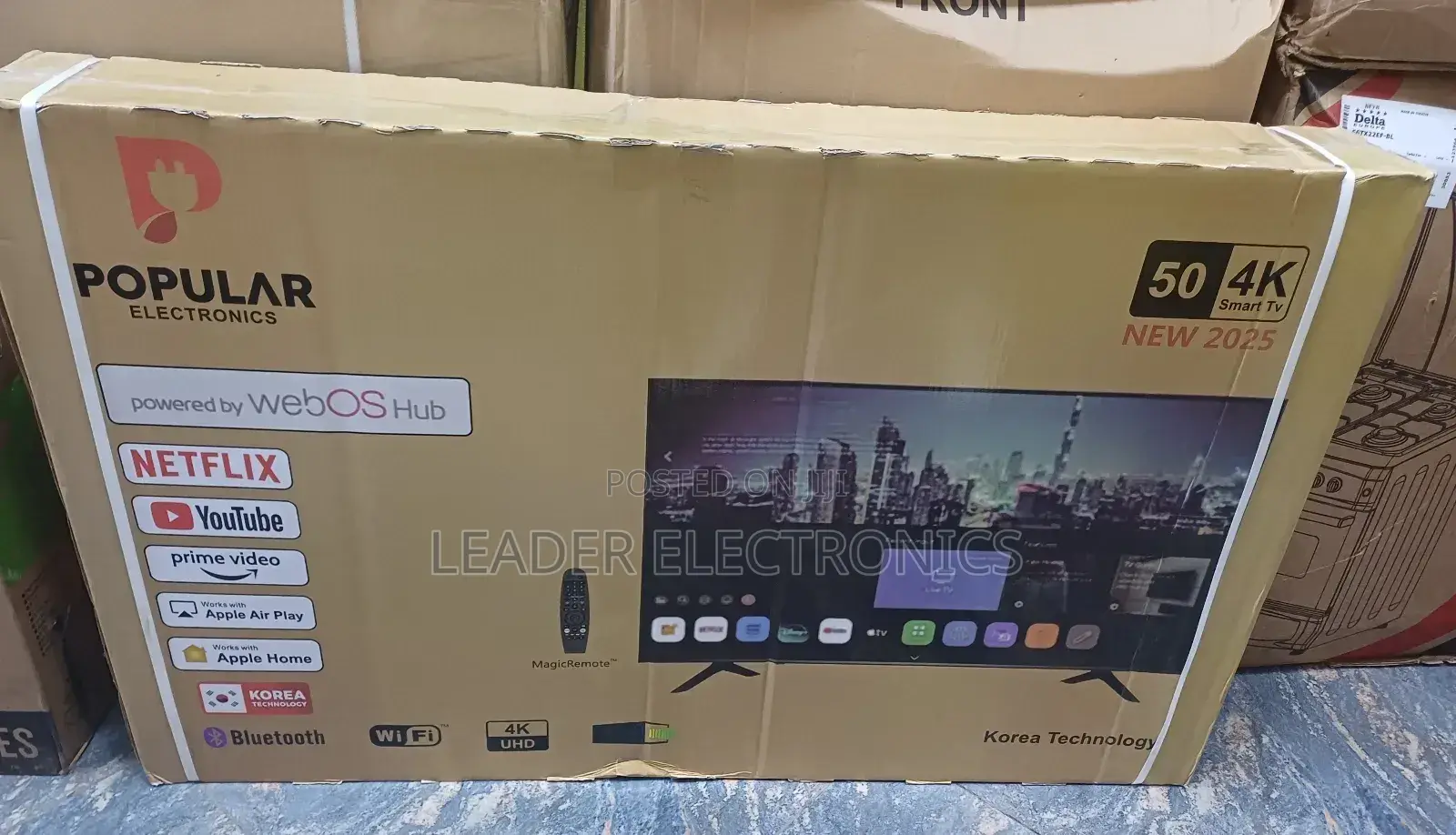 Popular Tv 50" Smart Android Tv Webos Hub