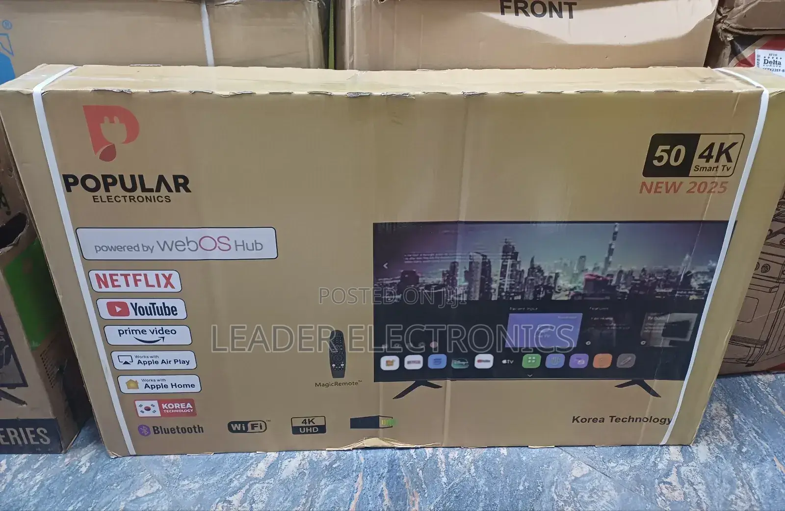 Popular Tv 50" Smart Android Tv Webos Hub