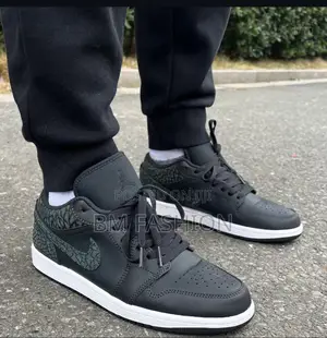 Black Cement Dunk Jordan 1 High Quality Shoes for Men