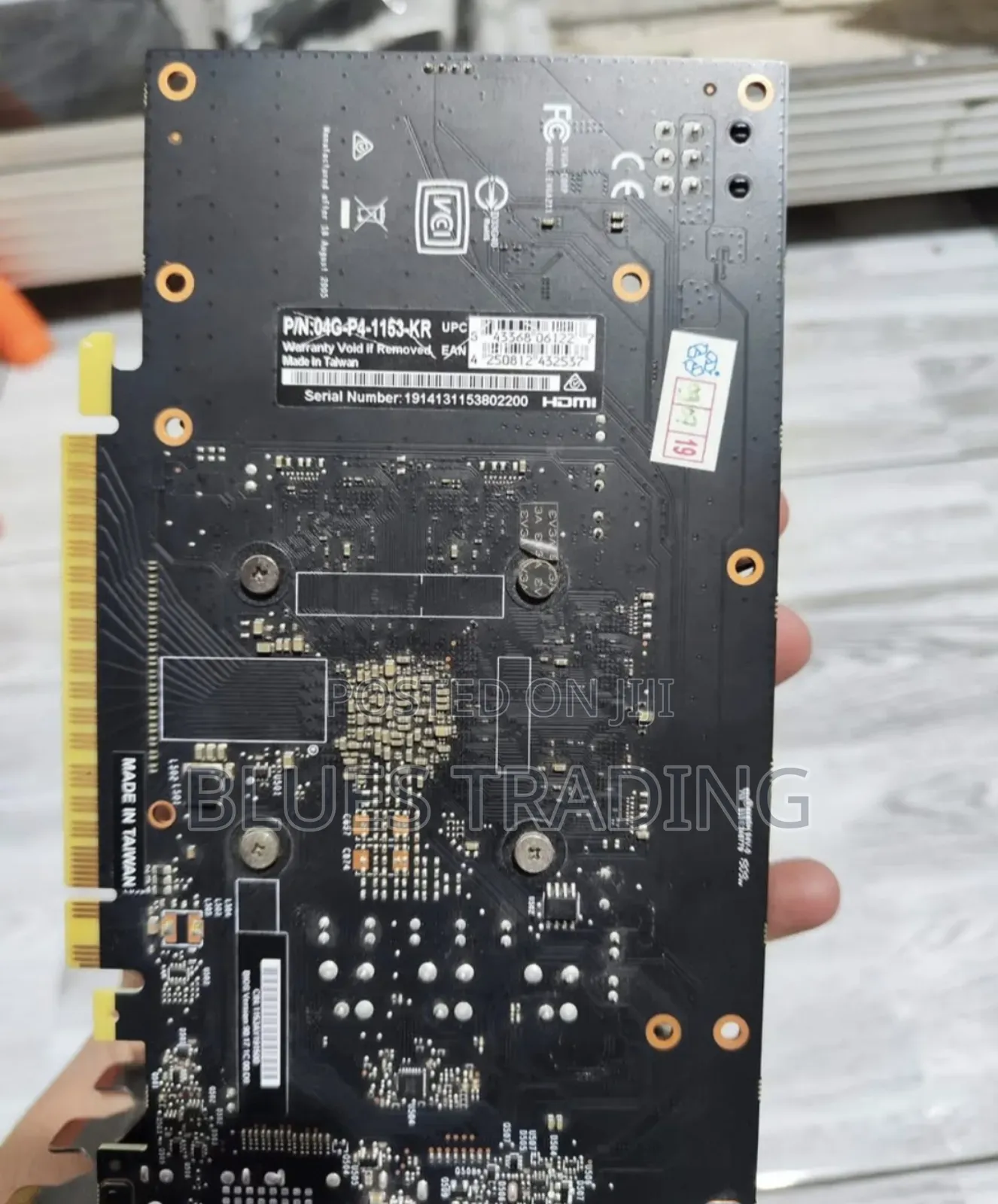 Graphics Card GTX 1650 4gb