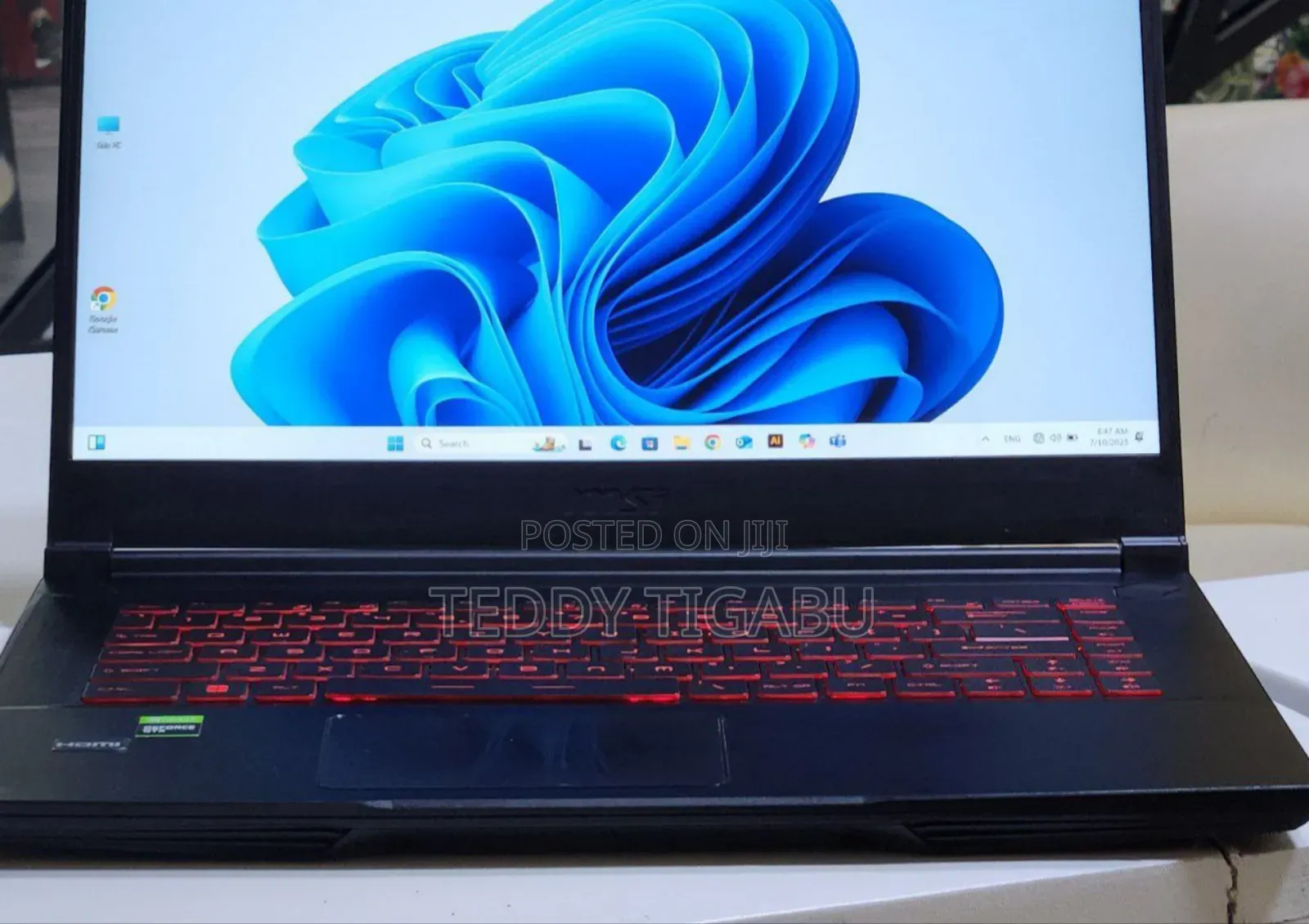 New Laptop MSI GF63 12GB Intel Core I5 SSD 512GB