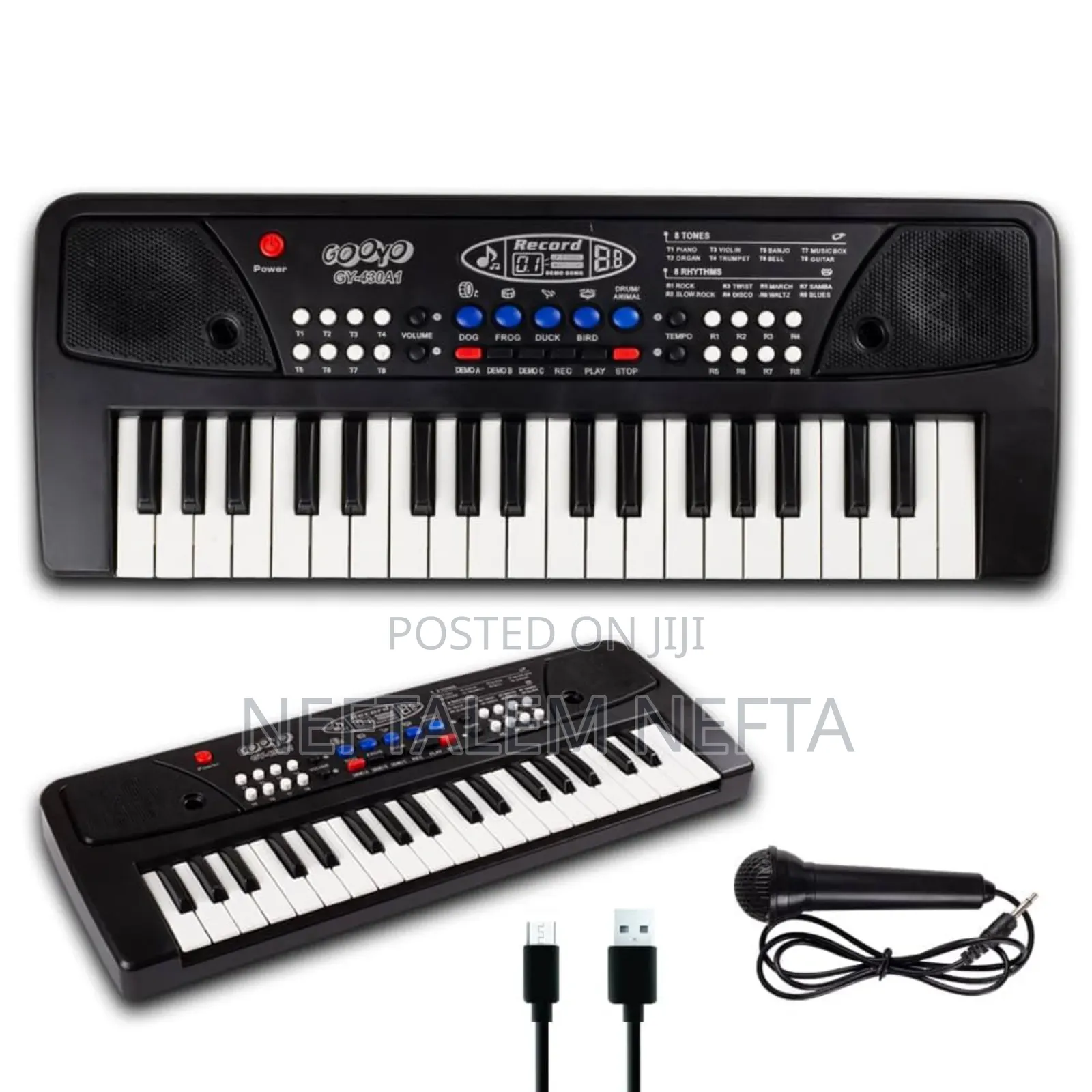 Bigfun Electronic Keyboard 49 Key Piano for Learing