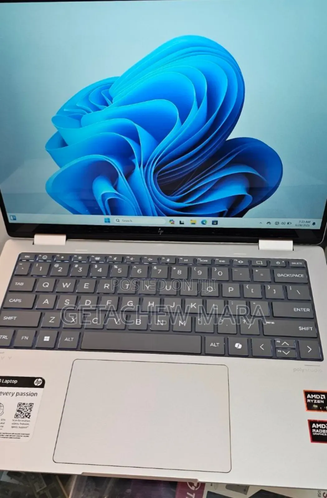 New Laptop HP Envy X360 16GB AMD Ryzen 5 SSD 512GB