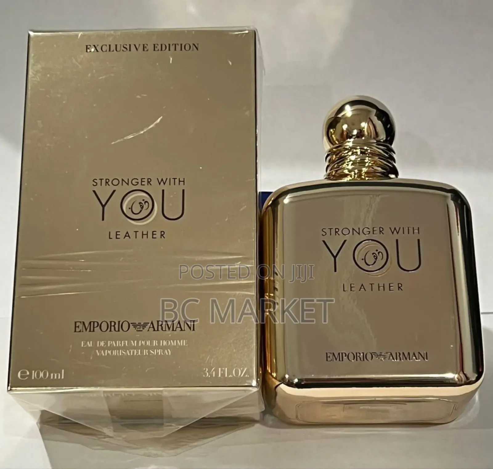 Stronger With You Leather Armani Cologne
