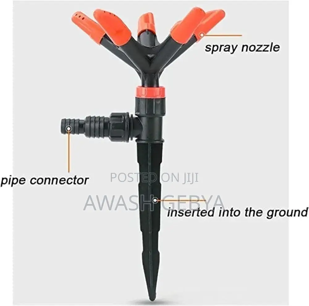 360° Rotating Irrigation Sprinkler