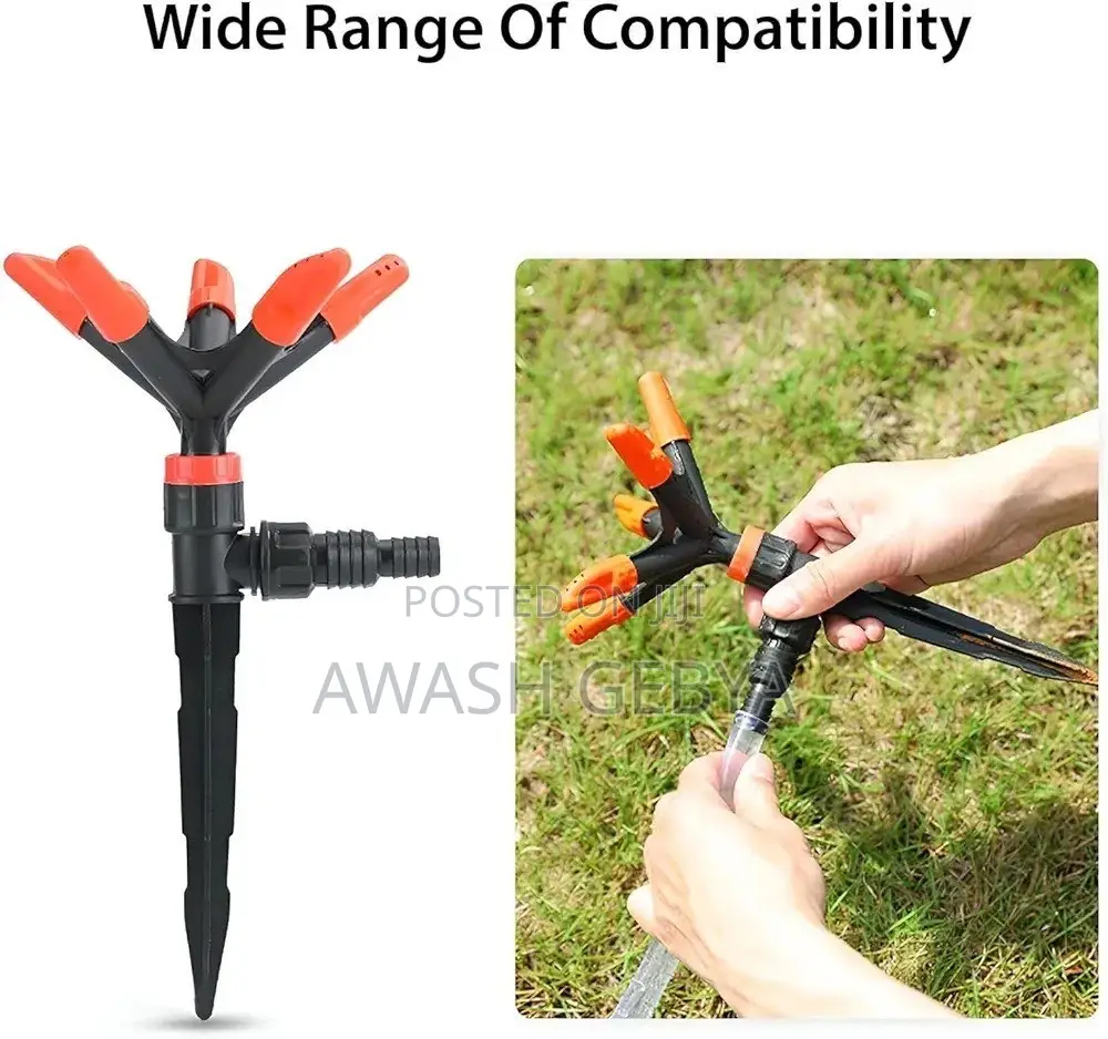 360° Rotating Irrigation Sprinkler