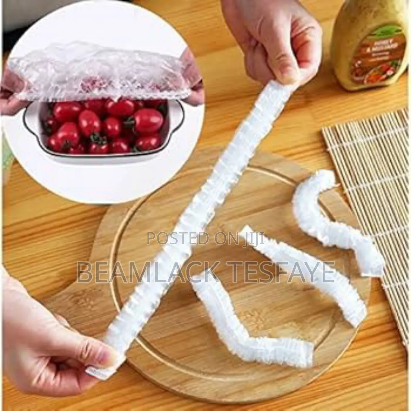 100 Pieces Disposable Food Cover,