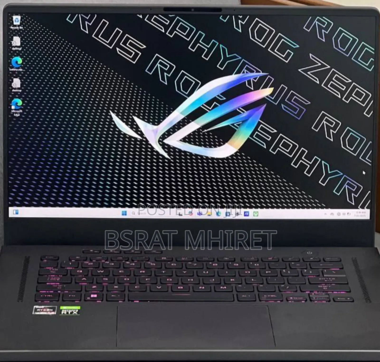 New Laptop Asus ROG Zephyrus G15 16GB Intel Core I9 SSD 1T
