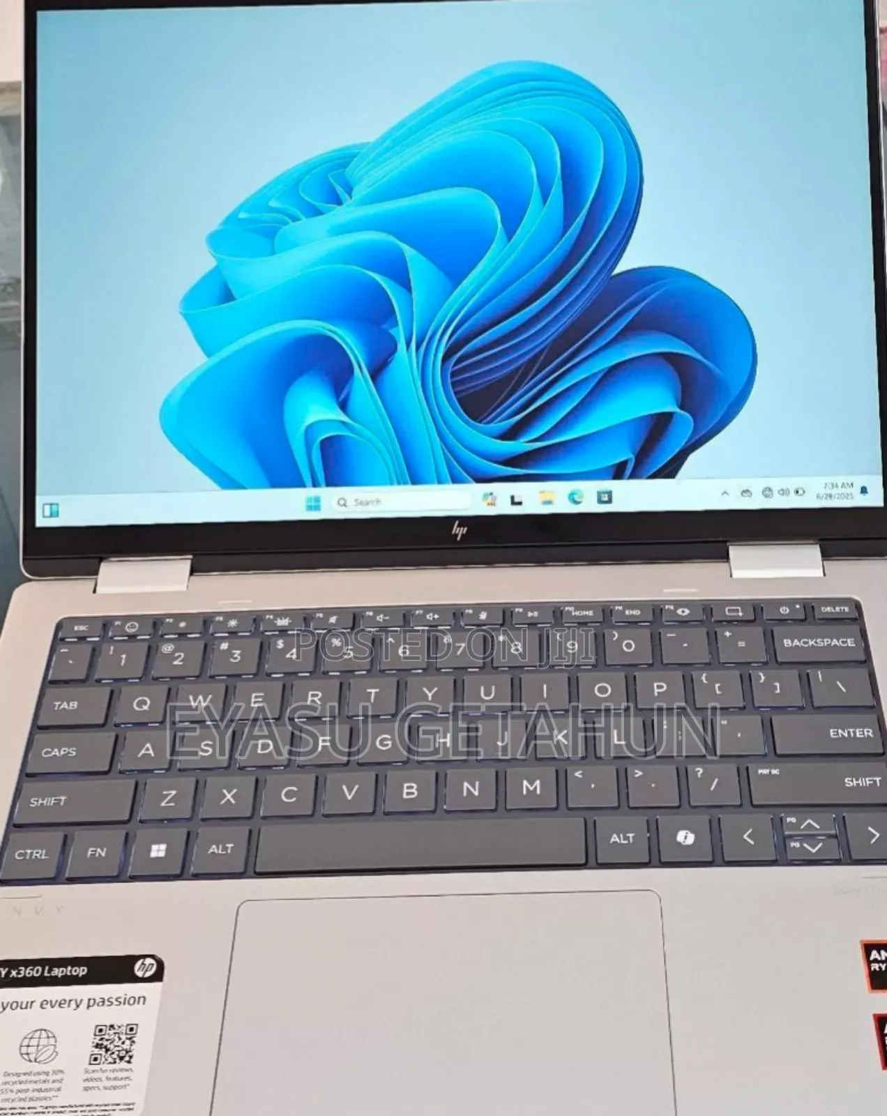 New Laptop HP Envy 14 16GB AMD Ryzen 5 SSD 512GB