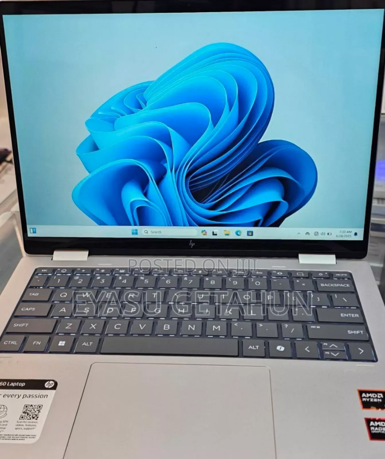 New Laptop HP Envy 14 16GB AMD Ryzen 5 SSD 512GB