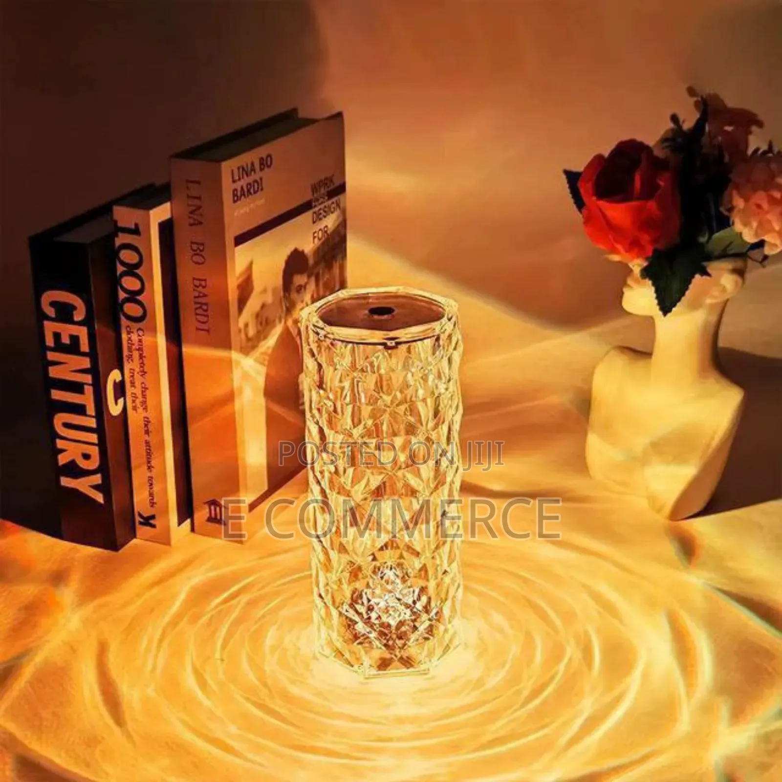Rose Diamond Table Lamp
የቤታችንን ውበት የሚያደምቅ Rose Table Lamp