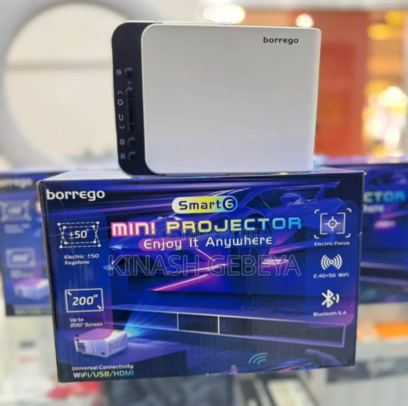 Borrego Smart 6 Mini Projector