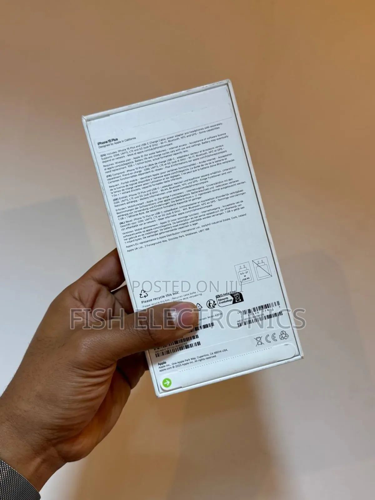 New Apple iPhone 15 Plus 128 GB Black