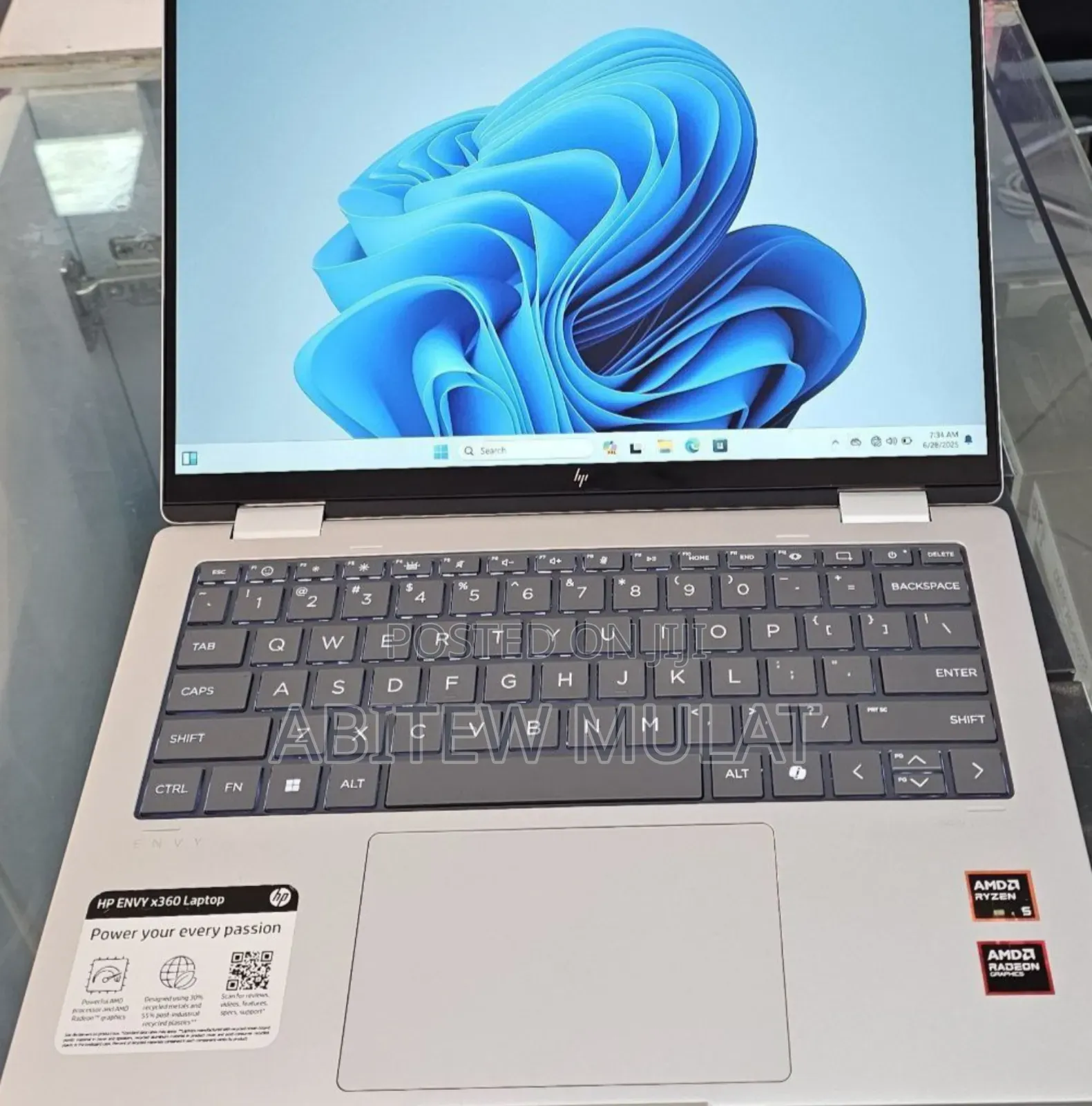 New Laptop HP Envy 14 16GB AMD Ryzen 5 SSD 512GB