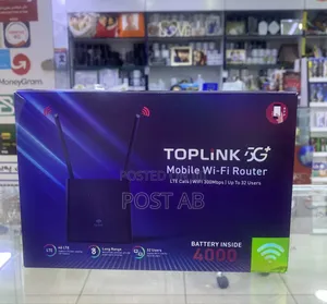 Photo - Toplink 5g Wifi Router 4g Lte Sim ሲም ይበላል