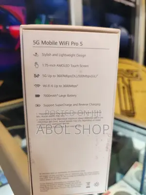 Photo - Huawei 5g Mobile Wifi Pro 5 E6888-982 Portable Router