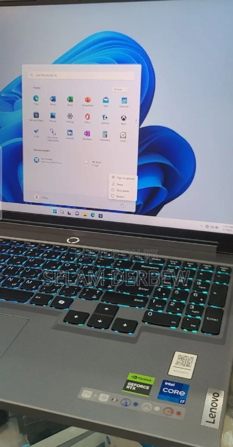 New Laptop Lenovo Legion 5 16GB Intel Core I7 SSD 1T