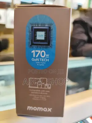 Momax 4-Port Gan Travel Charger 170w + Usb-C Cable