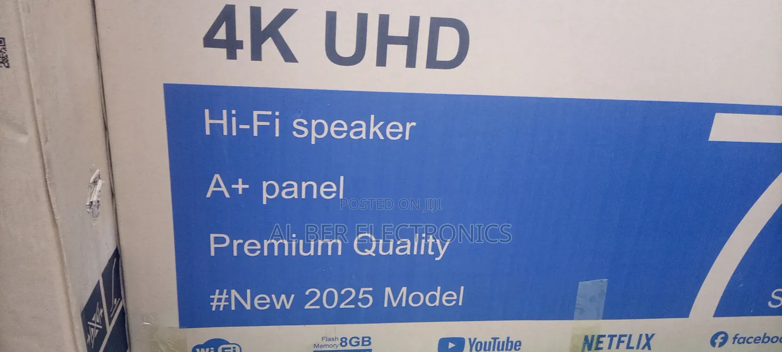 Weeco 55 Inch Doble Glass Smart Android 14 8gb Memori 2025