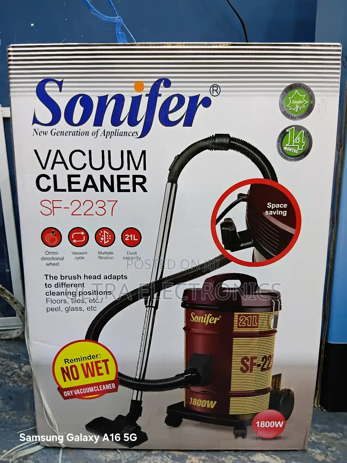 Sonifer Vacuum 21 Lsonifer Vacuum Cleaner