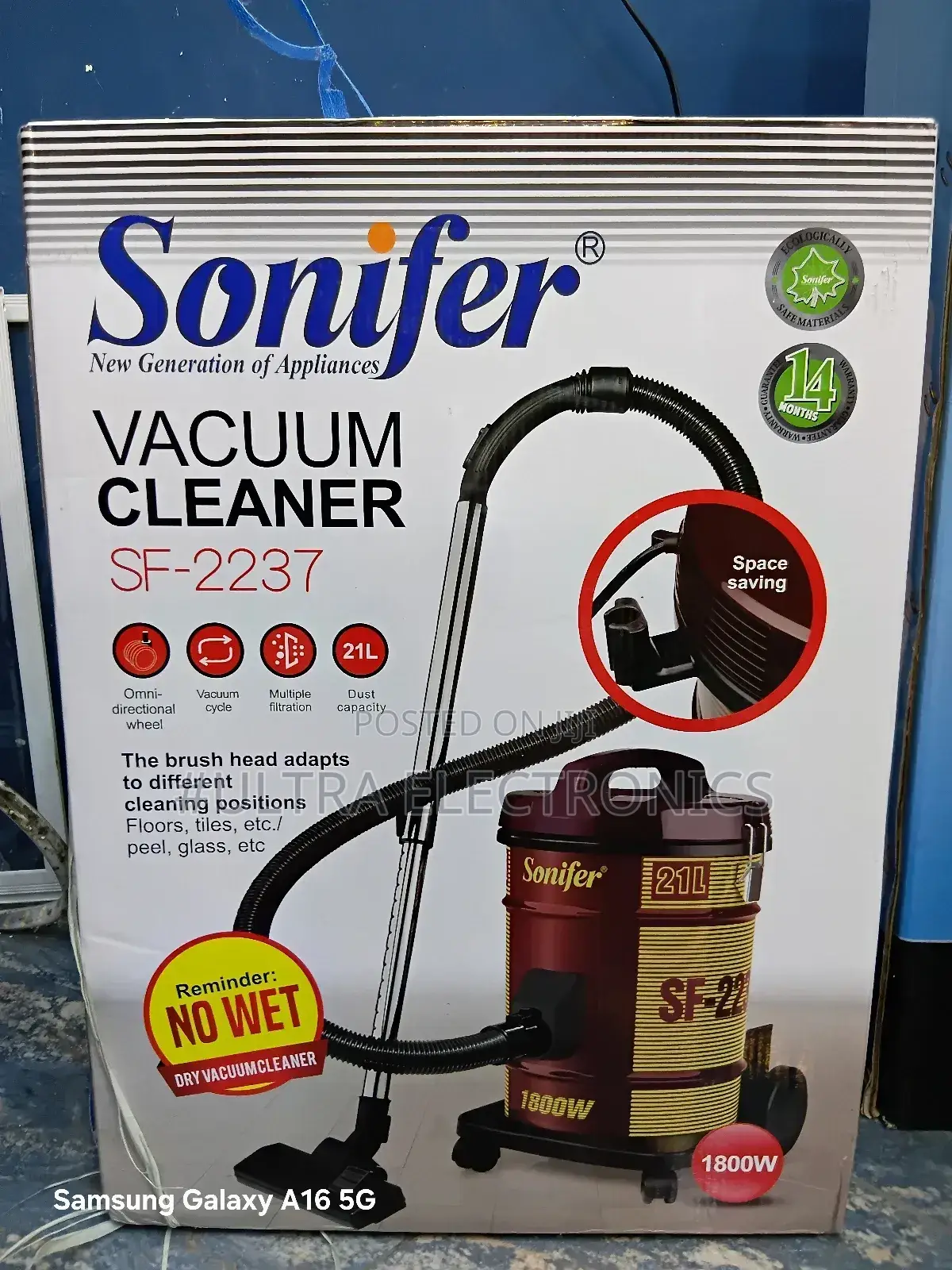Sonifer Vacuum 21 Lsonifer Vacuum Cleaner