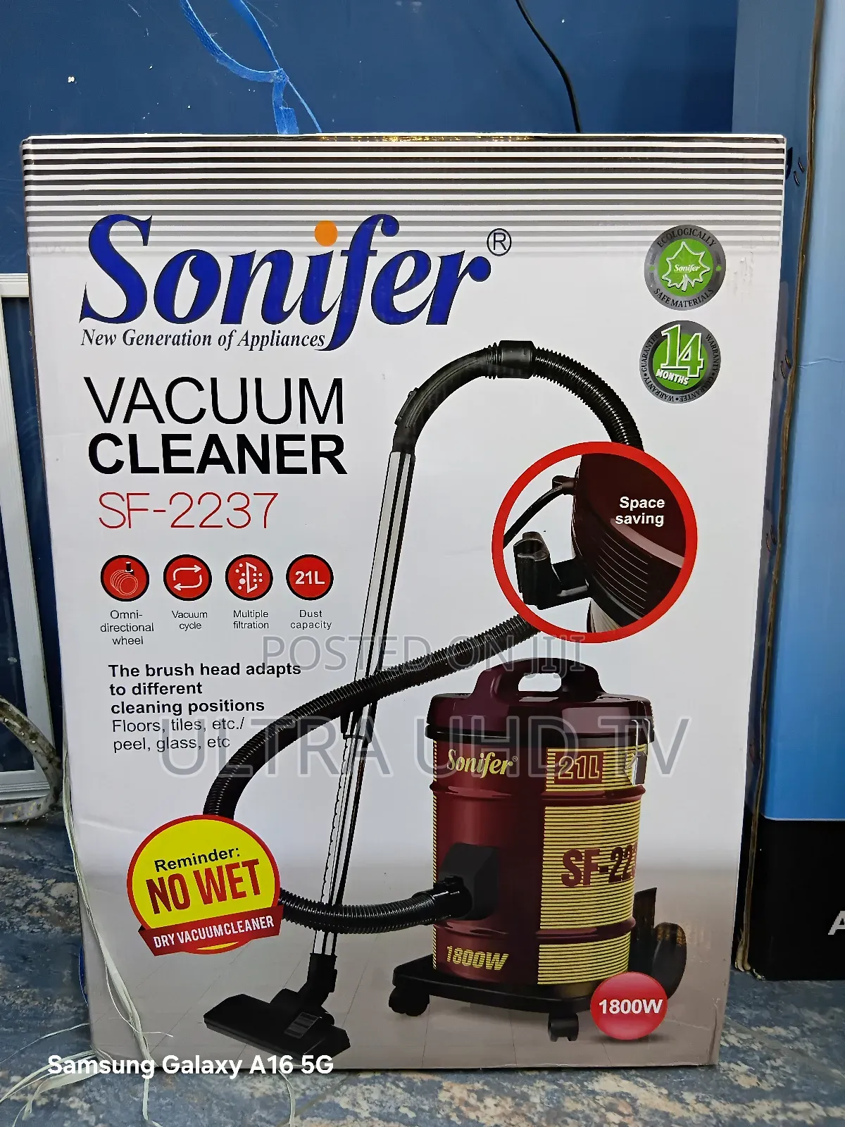 Sonifer Vacuum 21 Lsonifer Vacuum Cleaner