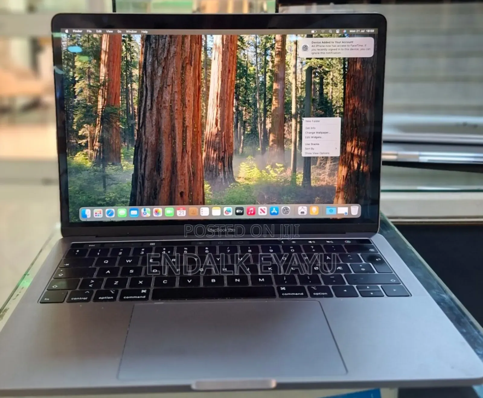 New Laptop Apple MacBook Pro 2019 8GB Intel Core I5 SSD 256GB