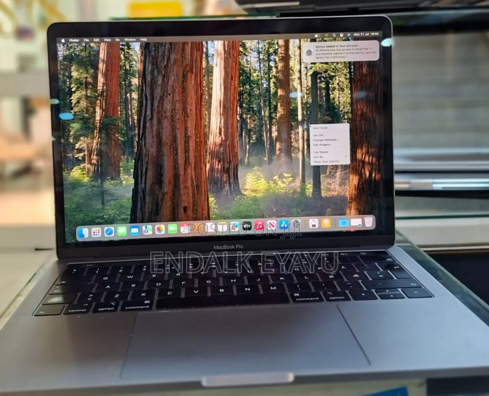 New Laptop Apple MacBook Pro 2019 8GB Intel Core I5 SSD 256GB