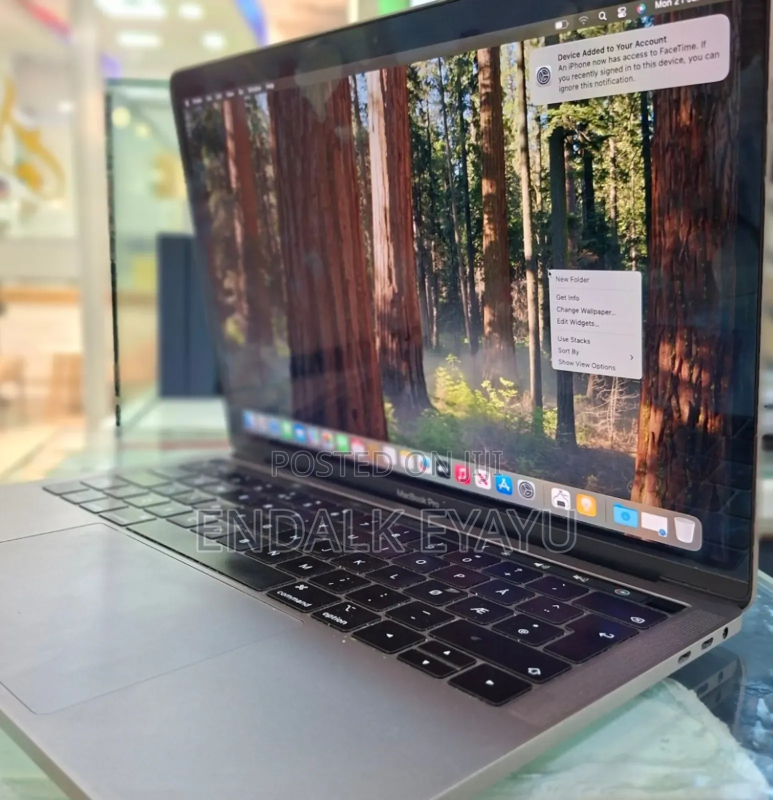 New Laptop Apple MacBook Pro 2019 8GB Intel Core I5 SSD 256GB