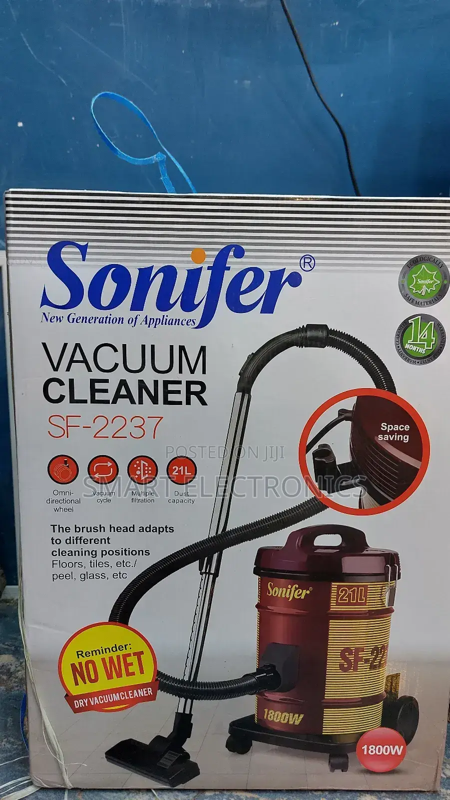 Sonifer Vacuum Cleaner 21l