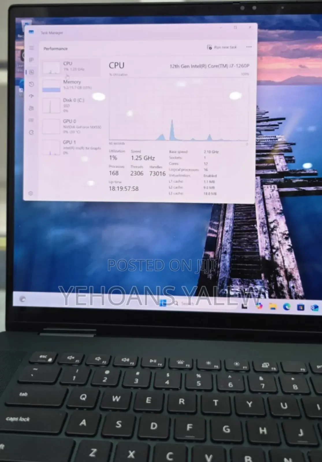 New Laptop Dell 16GB Intel Core I7 SSD 512GB