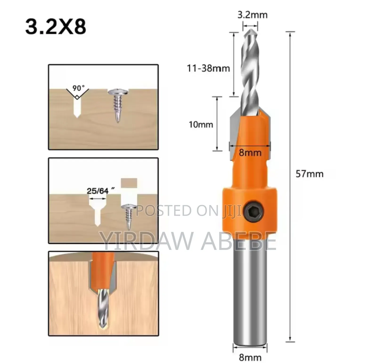 HSS Wood Counter Sink Bit