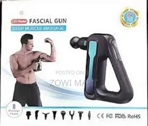 Blueidea 8 Massage Heads LCD Display Fascial Gun