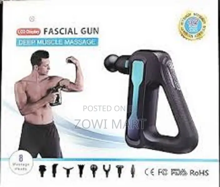 Blueidea 8 Massage Heads LCD Display Fascial Gun