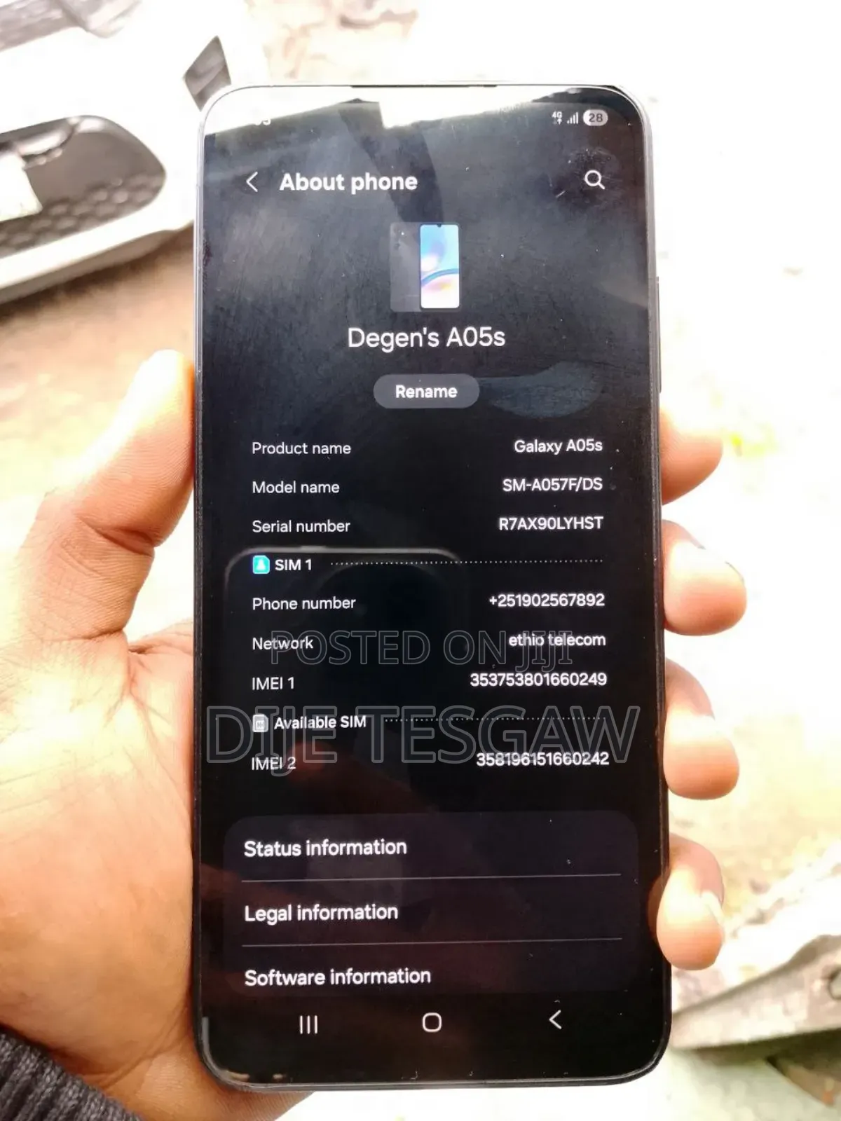 Samsung Galaxy A05s 128 GB Black