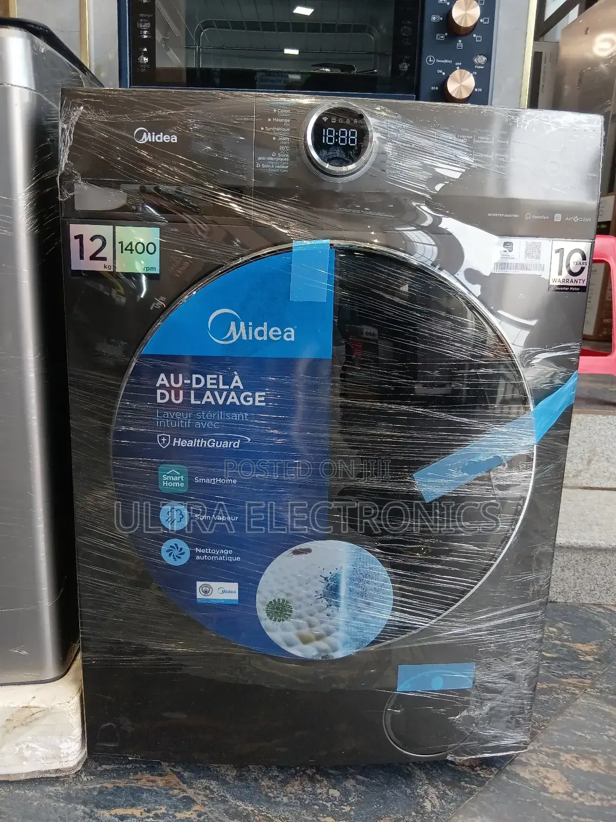 Midea Automatic Front Loader 12/8kg