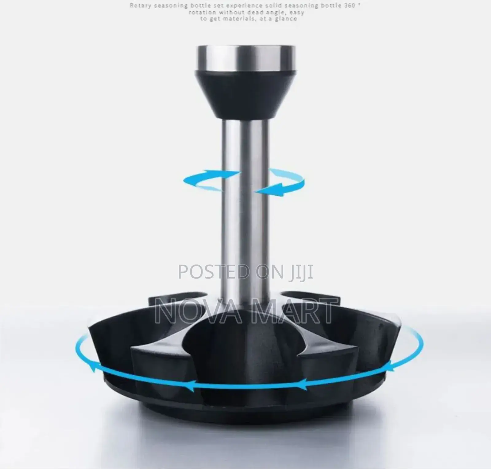 Rotating Glass Seasoning Jar