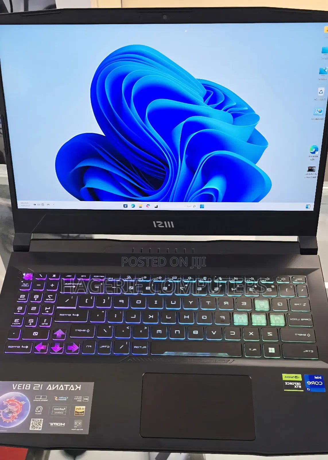 New Laptop MSI Katana 15 16GB Intel Core I7 SSD 512GB