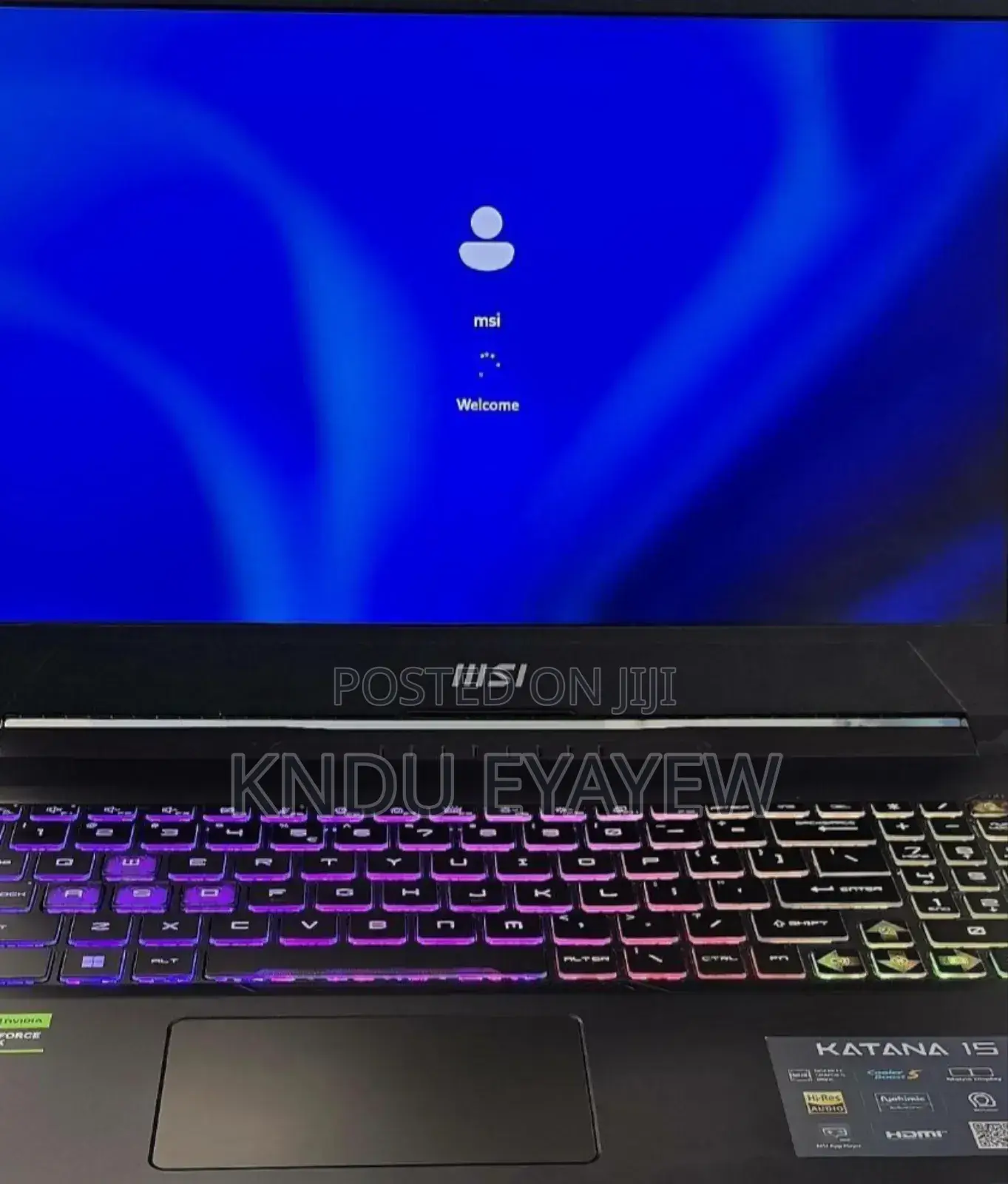 New Laptop MSI GF63 16GB Intel Core I7 SSD 512GB