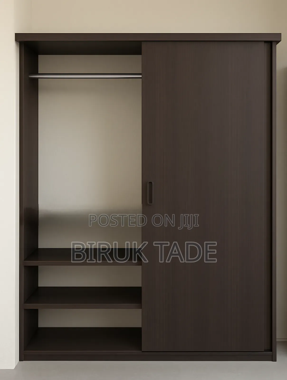 Modern Sliding Door Wardrobe - (200×40×200 Cm)