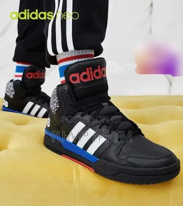 Original Adidas Neo Entrap Men’S ‘Blue/Balck’ Boots Shoes