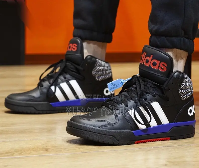 Original Adidas Neo Entrap Men’S ‘Blue/Balck’ Boots Shoes