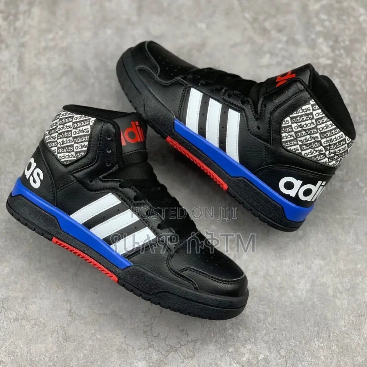 Original Adidas Neo Entrap Men’S ‘Blue/Balck’ Boots Shoes