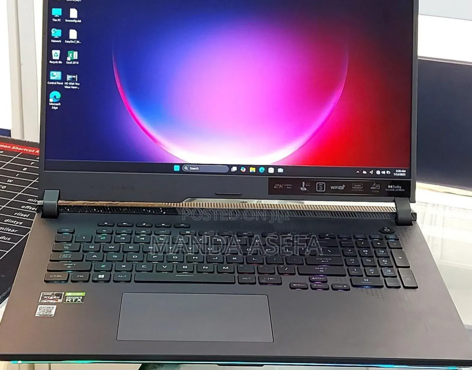 New Laptop Asus ROG Strix G16 G614 16GB AMD Ryzen 9 SSD 1T