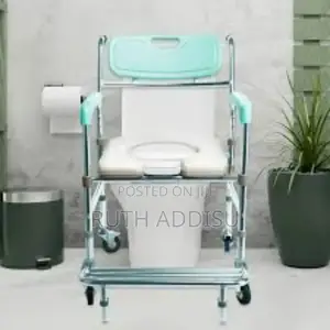 Photo - Mini Wheel Commode Wheel Chair怖我toilet Chair劃定commode Chair